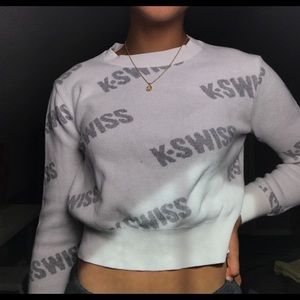 K-Swiss X Forever 21 cropped long sleeve
